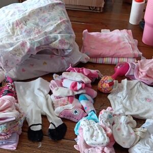 Girls Layette Set Adorable Baby Clothing Set with Accessories